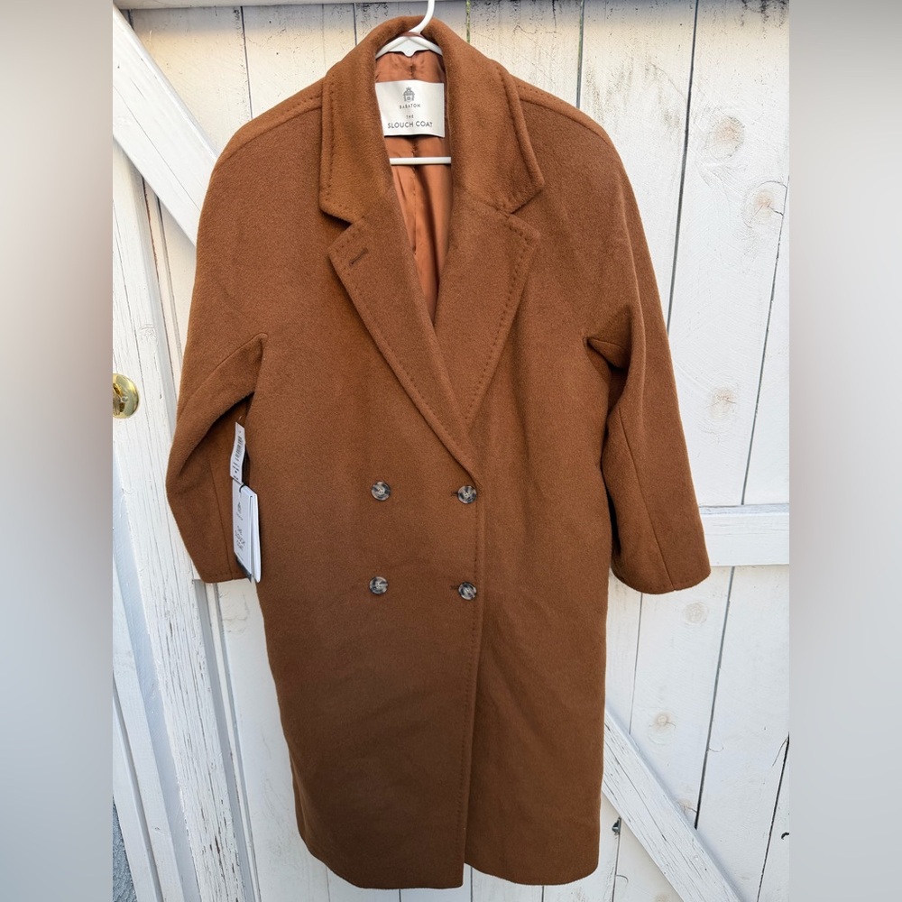 Babaton Tan Trench Coat